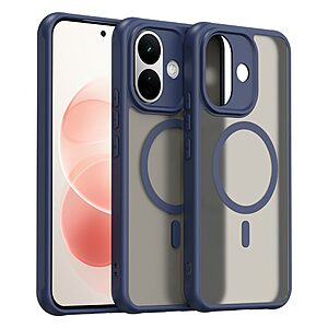 Σκληρή Πλάτη PC+TPU για Xiaomi Redmi Note 17 Pro 5G (OEM) σε Μπλε — ματ soft-touch φινίρισμα, ενσωματωμένοι μαγνήτες & προστασία από πτώσεις.