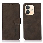 Flip Πορτοφόλι από Συνθετικό Δέρμα (PU) με TPU για Xiaomi Redmi Note 17 Pro 5G (KHAZNEH) σε Καφέ — θήκες καρτών, stand & προστασία από γρατζουνιές.