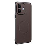 Πλάτη από Συνθετικό Δέρμα (PU) με TPU για Xiaomi Redmi Note 17 Pro 5G (OEM) σε Καφέ — μαγνητικός δακτύλιος & ενισχυμένες γωνίες κατά των πτώσεων.