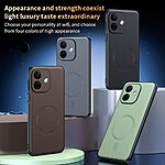 Θήκη Xiaomi Redmi Note 17 Pro 5G - OEM - Πλάτη από Συνθετικό Δέρμα (PU) με TPU - Καφέ — εικόνα 2