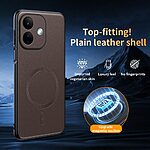 Θήκη Xiaomi Redmi Note 17 Pro 5G - OEM - Πλάτη από Συνθετικό Δέρμα (PU) με TPU - Καφέ — εικόνα 3