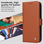 Θήκη Xiaomi Redmi Note 17 Pro 5G - YIKATU YK-003 - Flip Πορτοφόλι από Συνθετικό Δέρμα (PU) με TPU - Καφέ - Stand — εικόνα 6