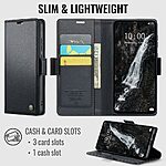 Θήκη Xiaomi Redmi Note 17 Pro 5G - CASEME 023 - Flip Πορτοφόλι από Συνθετικό Δέρμα (PU) με TPU - Μαύρο - RFID/Stand — εικόνα 3