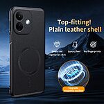 Θήκη Xiaomi Redmi Note 17 Pro 5G - OEM - Πλάτη από Συνθετικό Δέρμα (PU) με TPU - Μαύρο — εικόνα 3