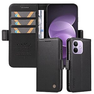 Θήκες Κινητών Xiaomi Mi A1 12 Θήκη Xiaomi Redmi Note 17 Pro 5G - YIKATU YK-003 - Flip Πορτοφόλι από Συνθετικό Δέρμα (PU) με TPU - Μαύρο - Stand — εικόνα 2