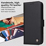 Θήκη Xiaomi Redmi Note 17 Pro 5G - YIKATU YK-003 - Flip Πορτοφόλι από Συνθετικό Δέρμα (PU) με TPU - Μαύρο - Stand — εικόνα 6