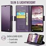 Θήκη Xiaomi Redmi Note 17 Pro 5G - CASEME 023 - Flip Πορτοφόλι από Συνθετικό Δέρμα (PU) με TPU - Μωβ - RFID/Stand — εικόνα 3
