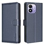 Flip Πορτοφόλι από Συνθετικό Δέρμα (PU) με TPU για Xiaomi Redmi Note 17 Pro 5G (BINFEN COLOR) σε Μπλε — 3 θήκες καρτών, RFID & stand.