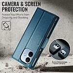 Θήκη Xiaomi Redmi Note 17 Pro 5G - CASEME 023 Series - Flip Πορτοφόλι από Συνθετικό Δέρμα (PU) με TPU - Μπλε - RFID/Stand — εικόνα 9