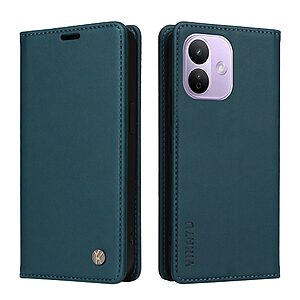 Flip Πορτοφόλι από PU με TPU για Xiaomi Redmi Note 17 Pro 5G (YIKATU) σε Πράσινο — θήκες καρτών, stand & μαγνητικό κλείσιμο.