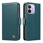 Flip Πορτοφόλι από Συνθετικό Δέρμα (PU) με TPU για Xiaomi Redmi Note 17 Pro 5G (YIKATU) σε Πράσινο — θήκες καρτών & stand για καθημερινή προστασία.
