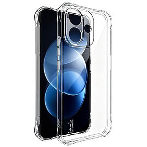 Πλάτη TPU για Xiaomi Redmi Note 17 Pro 5G (IMAK) σε Διάφανο — αερόσακοι στις γωνίες & ανασηκωμένα χείλη για προστασία από πτώσεις.