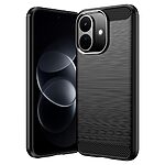 Πλάτη TPU για Xiaomi Redmi Note 17 Pro 5G (OEM) σε Μαύρο — υφή carbon fiber, αντιολισθητικό κράτημα & προστασία από πτώσεις και γρατζουνιές.