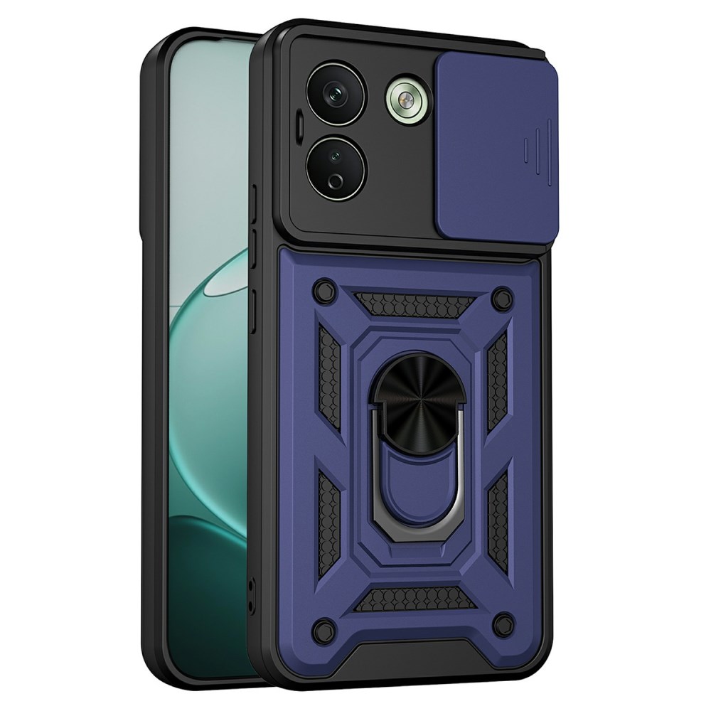 Θήκη Xiaomi Redmi Note 17 Pro Max 5G - OEM - Σκληρή Πλάτη PC+TPU - Μπλε - Stand Σκληρή Πλάτη PC+TPU για Xiaomi Redmi Note 17 Pro Max 5G (OEM) σε Μπλε — περιστρεφόμενο stand & συρόμενο κάλυμμα κάμερας για πλήρη προστασία.