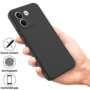 Θήκη Xiaomi Redmi Note 17 Pro Max 5G - OEM - Πλάτη Σιλικόνης - Μαύρο - Λουράκι — εικόνα 2