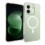 Πλάτη TPU για Xiaomi Redmi Note 17 Pro Max 5G (WANLONFENG) σε Διάφανο — λεπτή 2.0mm με ενισχυμένες γωνίες & μαγνητικό δακτύλιο.